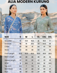 Alia Modern Kurung Summeraya 2026 in Blue