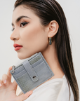 Teo Small Wallet in Ash Blue