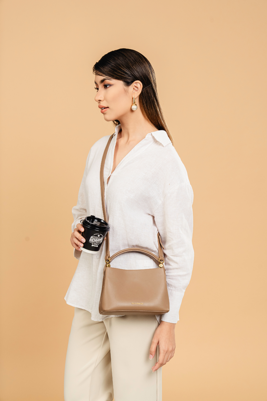 Richiamo Bag in Cappuccino
