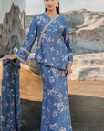 Alia Modern Kurung Summeraya 2026 in Blue