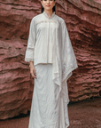 Alyssa Modern Kurung Summeraya 2026 in Off White