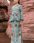 Sofina Modern Kurung Summeraya 2026 in Turqoise