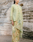 Safiya Modern Kurung Summeraya 2026 in Sage Green