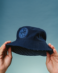 Leon Bucket Hat in Navy Blue