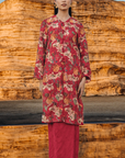 Mariani Long Kurung Summeraya 2026 in Ruby