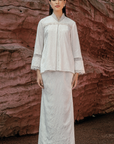 Alyssa Modern Kurung Summeraya 2026 in Off White