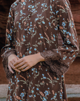 Aminah Long Kurung Summeraya 2026 in Rich Brown