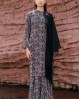 Aliana Long Kurung Summeraya 2026 in Black