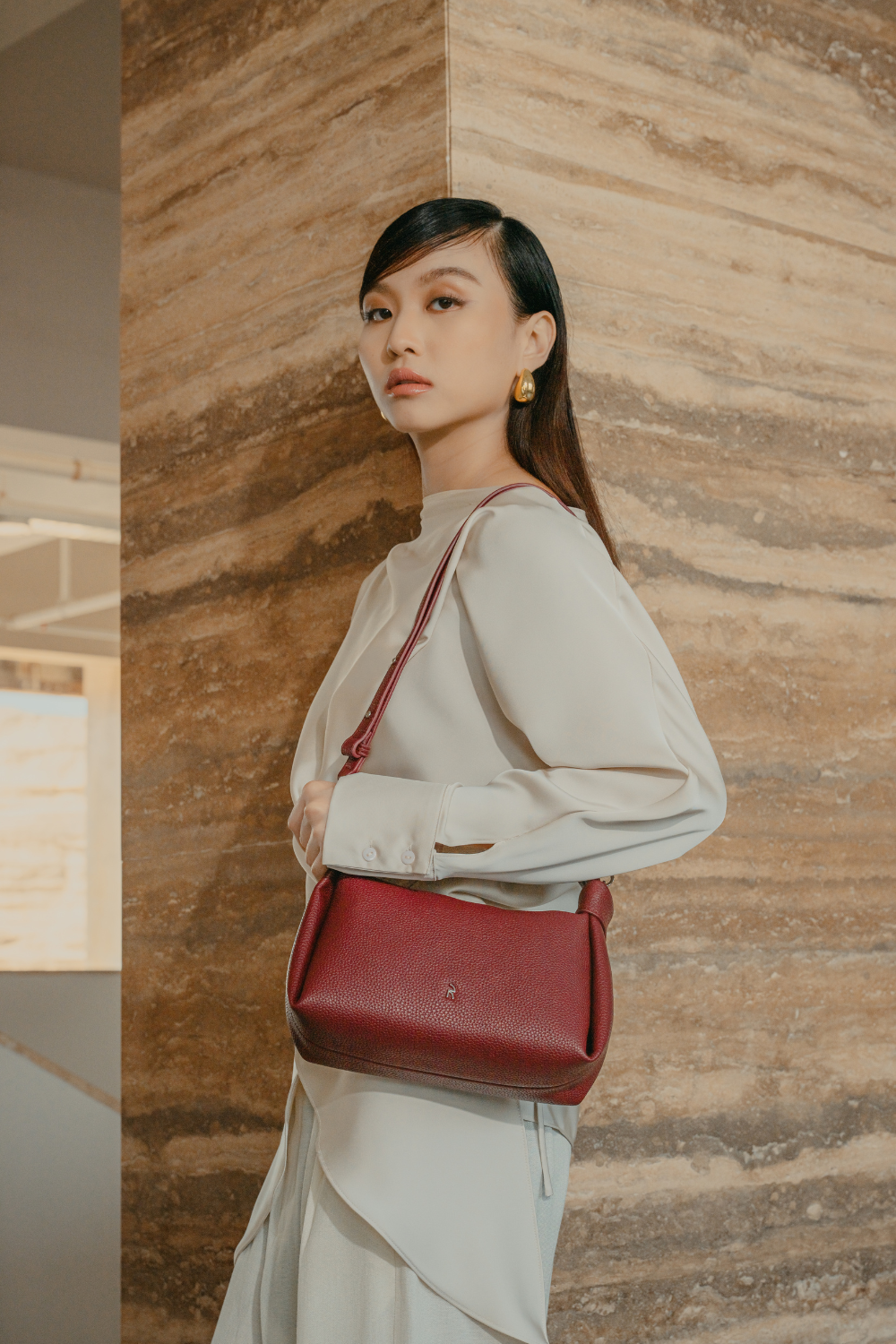 Orla Bag in Burgundy