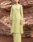 Inara Long Kurung Summeraya 2026 in Apple Green
