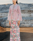 Kencana Modern Kurung Summeraya 2026 in Dusty Pink