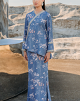 Alia Modern Kurung Summeraya 2026 in Blue