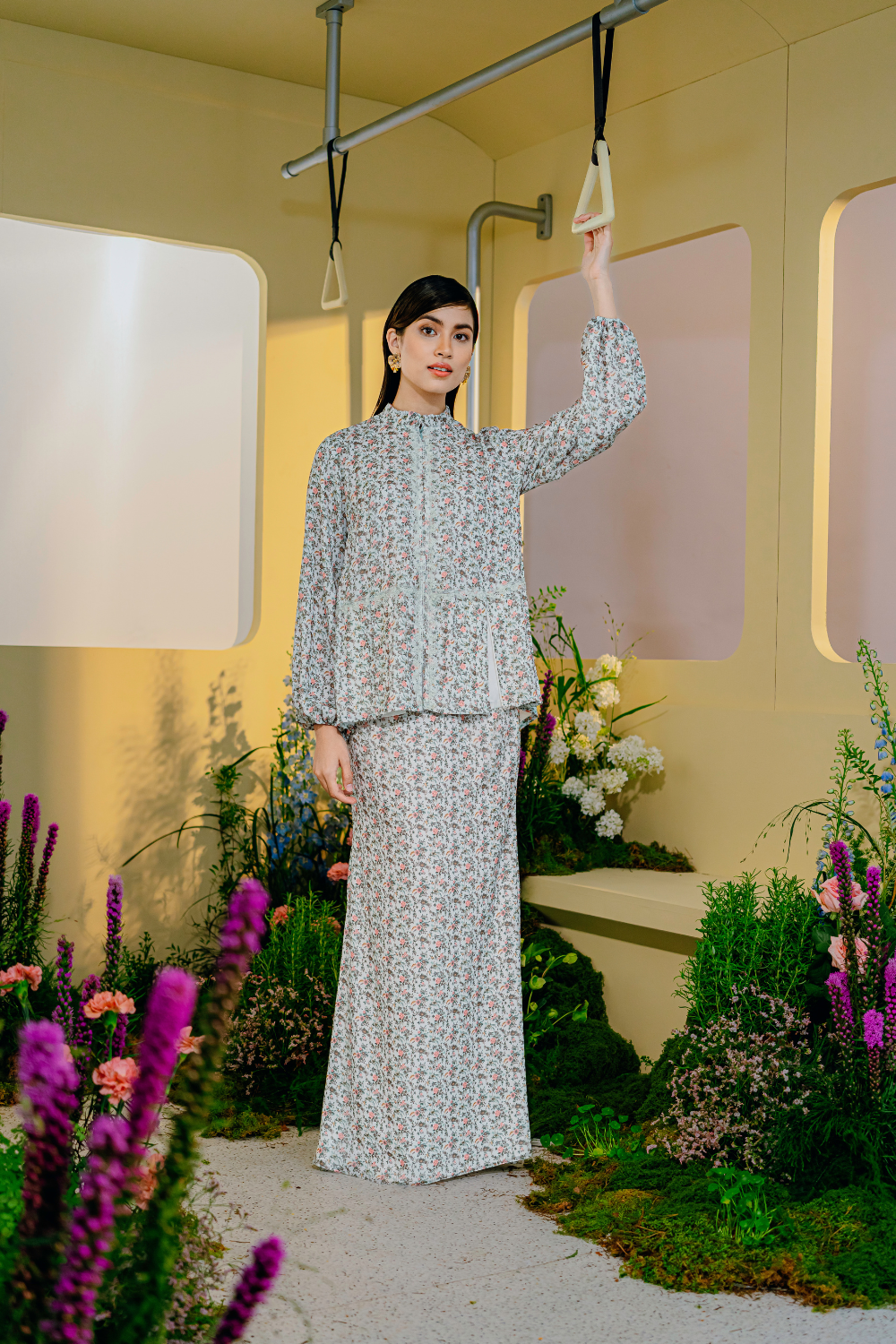 Dian Modern Kurung Summeraya 2025 in White