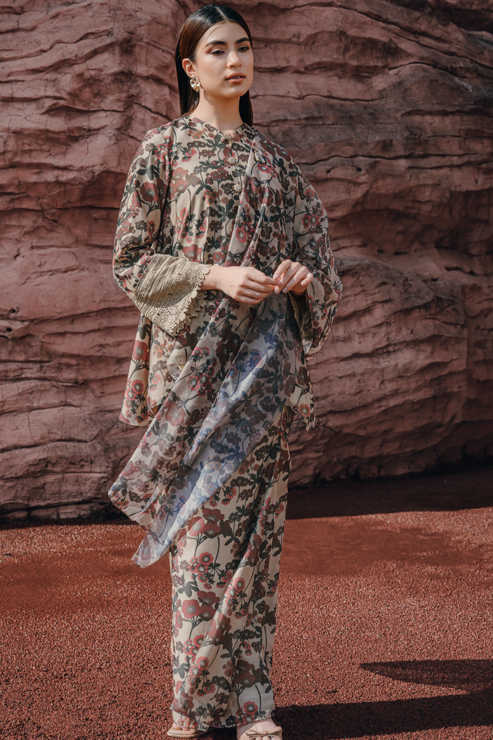 Rania Modern Kurung Summeraya 2026 in Beige – Rico Rinaldi