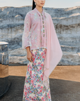 Kencana Modern Kurung Summeraya 2026 in Dusty Pink
