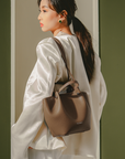 Tikka Tote Bag in Dark Brown