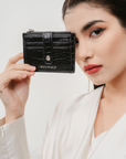 Teo Small Wallet in Black