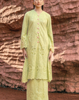 Inara Long Kurung Summeraya 2026 in Apple Green
