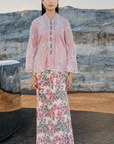 Kencana Modern Kurung Summeraya 2026 in Dusty Pink