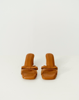 Clara Block Heels in Caramel