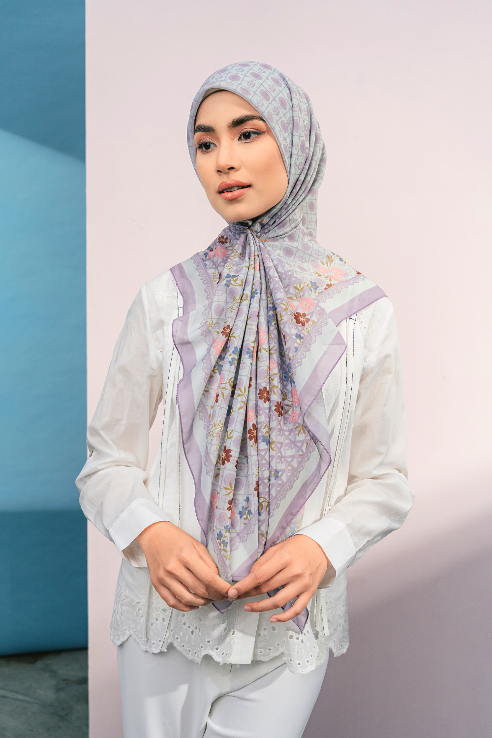 Layang Scarves in Aurora