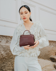 Hobba Bag in Burgundy