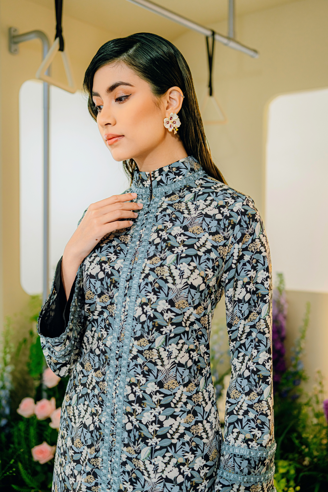 Kamilia Long Modern Kurung Summeraya 2025 in Black