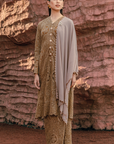 Inara Long Kurung Summeraya 2026 in Brown