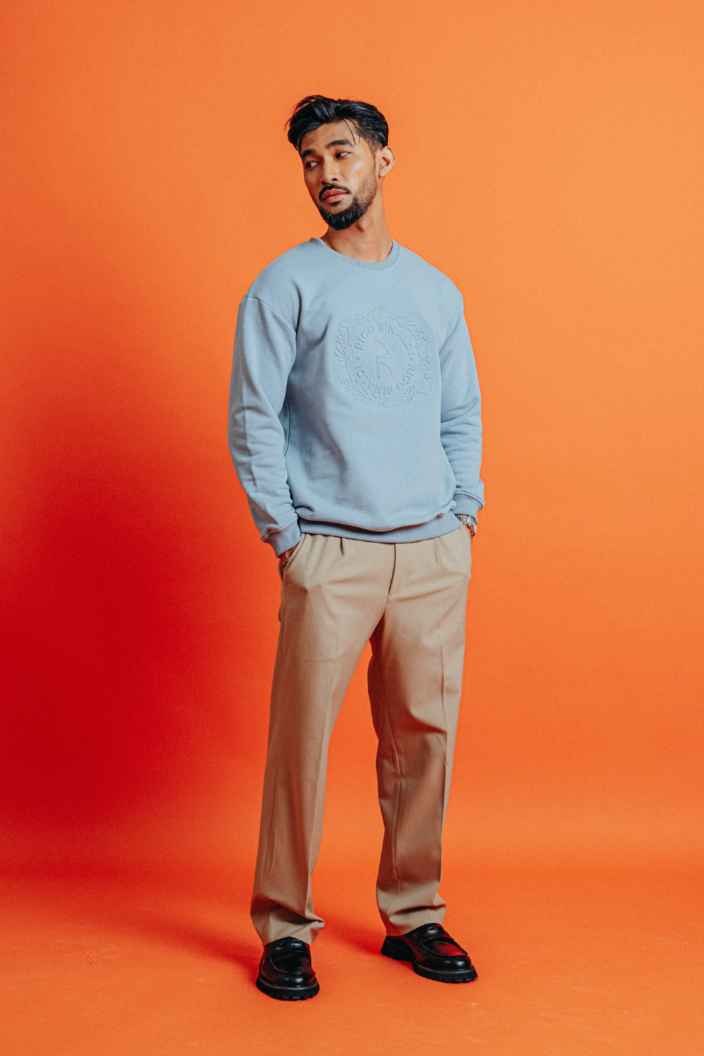 Cleo Sweatshirt in Light Blue