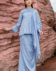 Alyssa Modern Kurung Summeraya 2026 in Light Blue