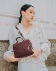 Hobba Bag in Burgundy
