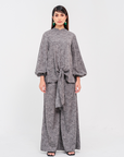 Aster Printed Set in Grey