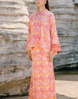 Sahira Modern Kurung Summeraya 2026 in Peach