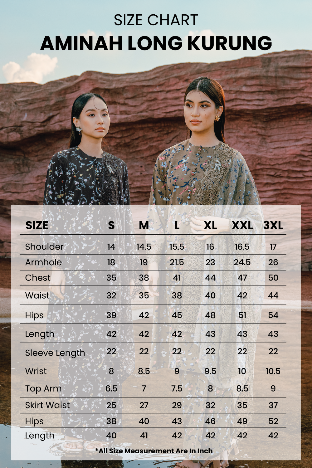 Aminah Long Kurung Summeraya 2026 in Rich Brown