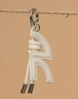 Tiny R Charms in Pearl