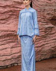 Alyssa Modern Kurung Summeraya 2026 in Light Blue