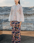 Kencana Modern Kurung Summeraya 2026 in Peach