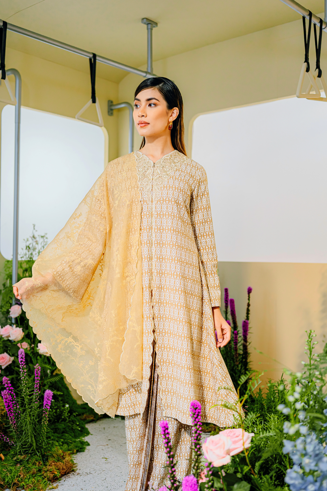 Cahaya Modern Kebarung Summeraya 2025 in Camel Brown
