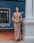 Indah Modern Kurung Summeraya in Brick Orange