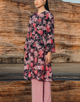 Mariani Long Kurung Summeraya 2026 in Dusty Rose