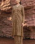 Inara Long Kurung Summeraya 2026 in Brown