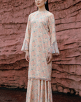 Aliana Long Kurung Summeraya 2026 in Buttermilk Yellow