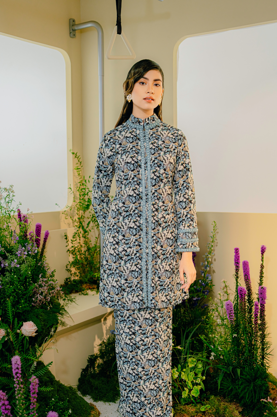 Kamilia Long Modern Kurung Summeraya 2025 in Black