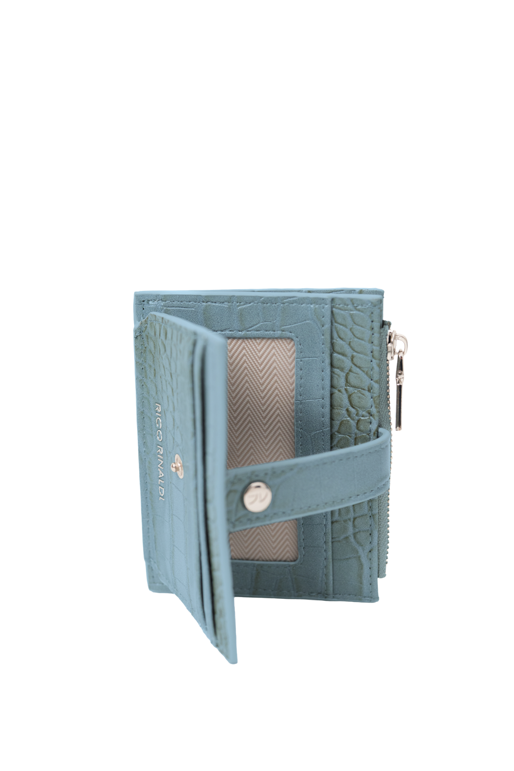 Teo Small Wallet in Ash Blue