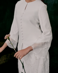 Astari Bridal Long Kebaya in Off White