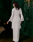Astari Bridal Long Kebaya in Off White