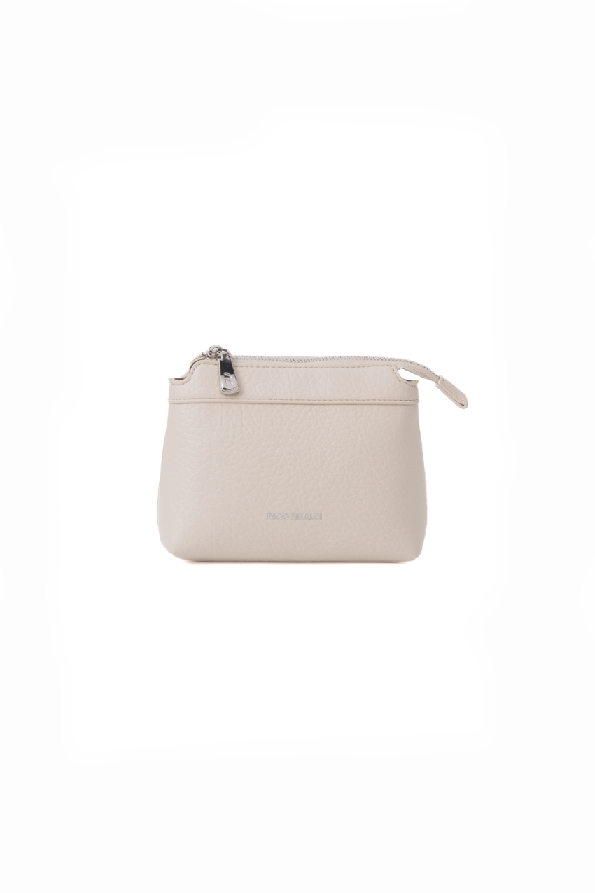 Norri detachable zip pouch in Beige