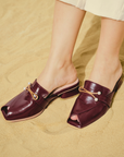 Amelia Shoes in Berry