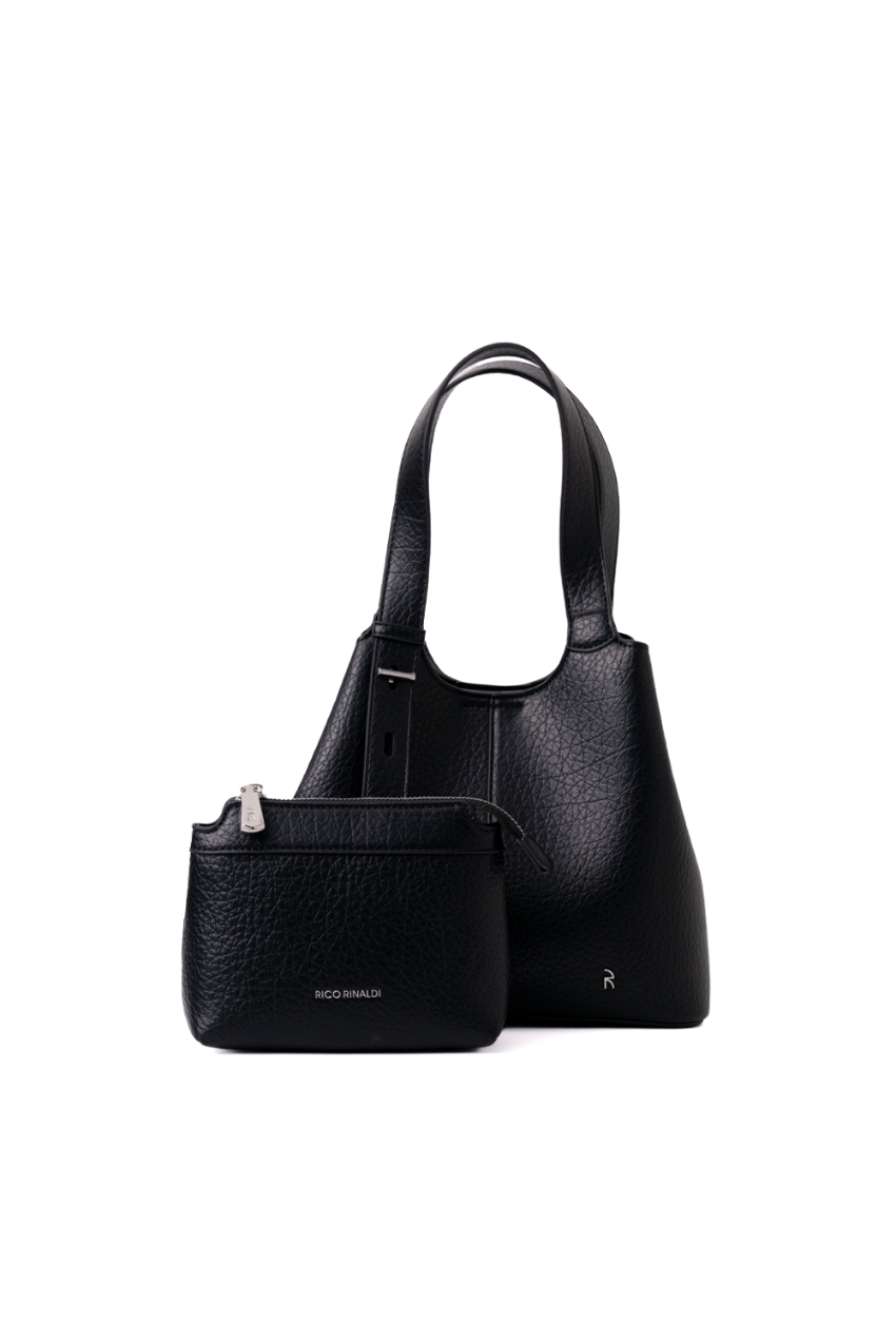 Norri Convertible Shoulder Bag by Rico Rinaldi in Black