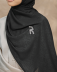 Rivora Embossed Shawl in Black